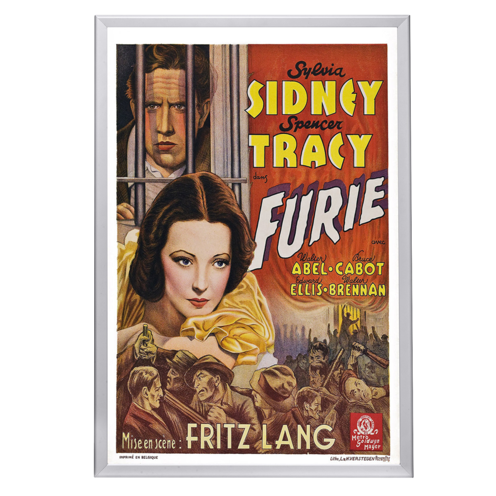 "Fury (French)" (1936) Framed Movie Poster