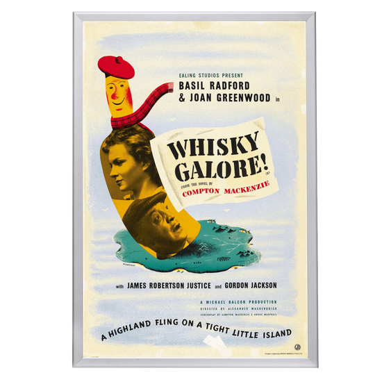 "Whisky Galore" (1949) Framed Movie Poster