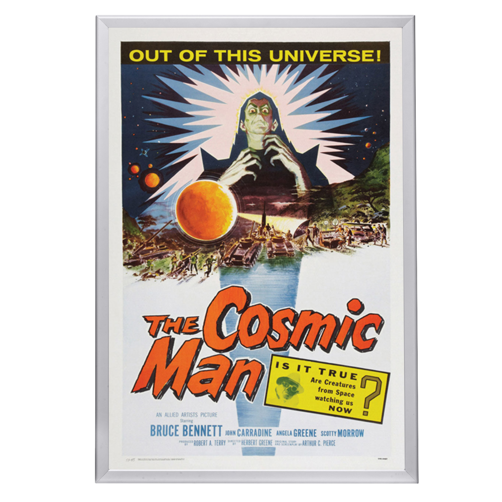 "Cosmic Man" (1959) Framed Movie Poster