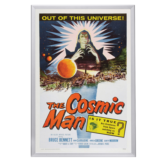 "Cosmic Man" (1959) Framed Movie Poster