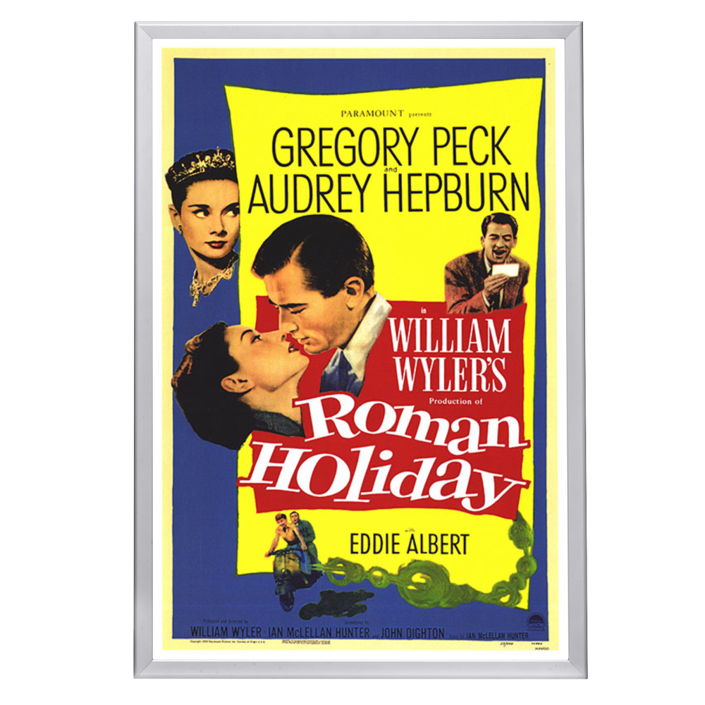 "Roman Holiday" (1953) Framed Movie Poster