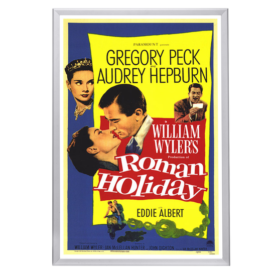 "Roman Holiday" (1953) Framed Movie Poster
