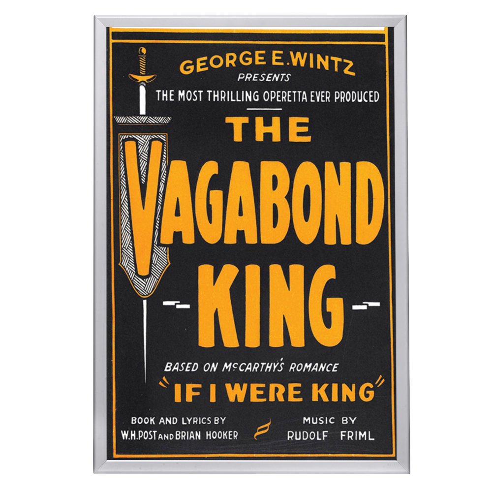 "Vagabond King" (1930) Framed Movie Poster