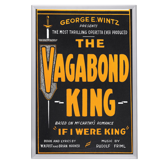 "Vagabond King" (1930) Framed Movie Poster