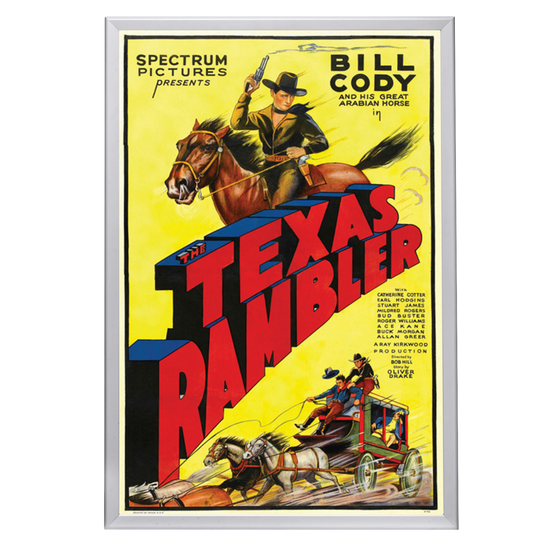 "Texas Rambler" (1935) Framed Movie Poster