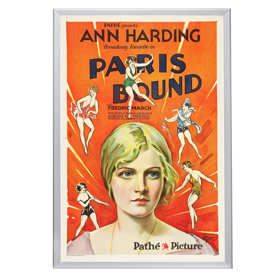 "Paris Bound" (1929) Framed Movie Poster