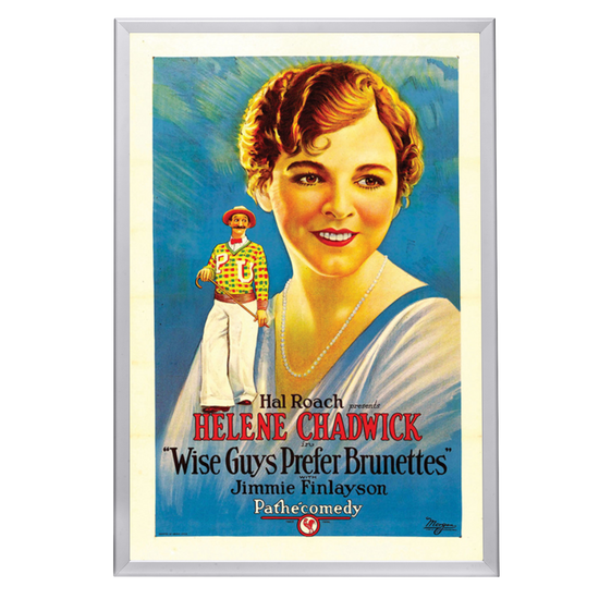 "Wise Guys Prefer Brunettes" (1926) Framed Movie Poster
