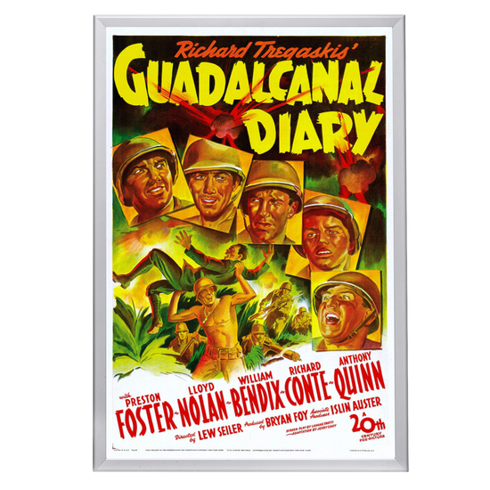 "Guadalcanal Diary" (1943) Framed Movie Poster