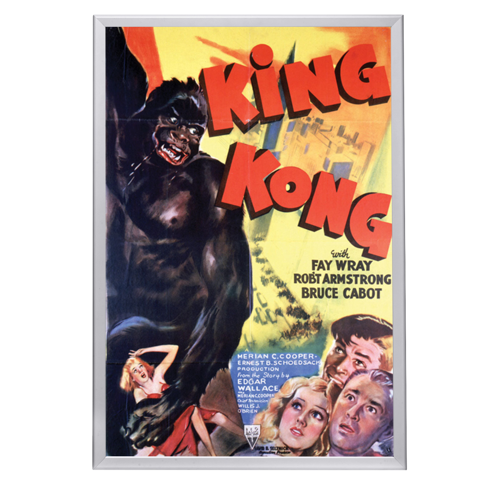 "King Kong" (1933) Framed Movie Poster