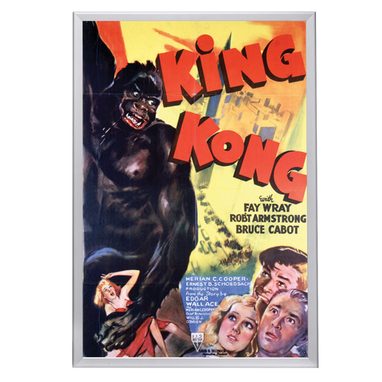 "King Kong" (1933) Framed Movie Poster