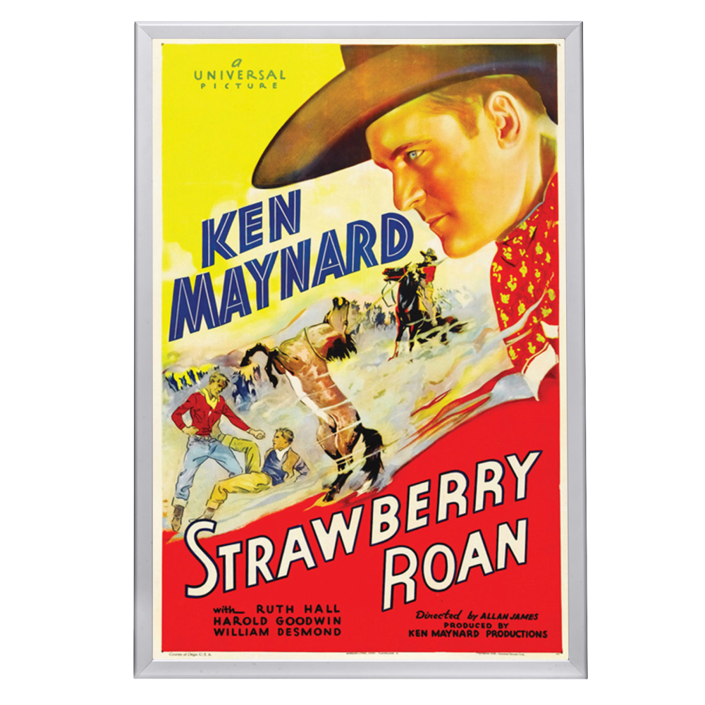 "Strawberry Roan" (1933) Framed Movie Poster