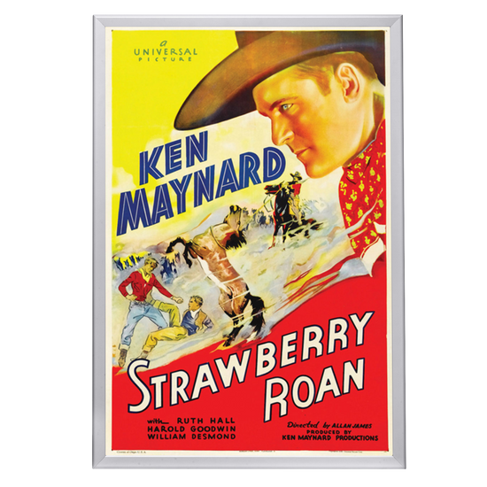 "Strawberry Roan" (1933) Framed Movie Poster