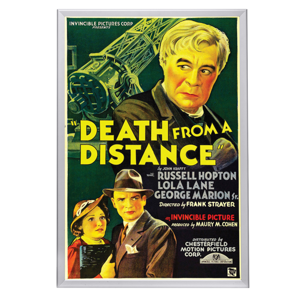 "Death From A Distance" (1935) Framed Movie Poster