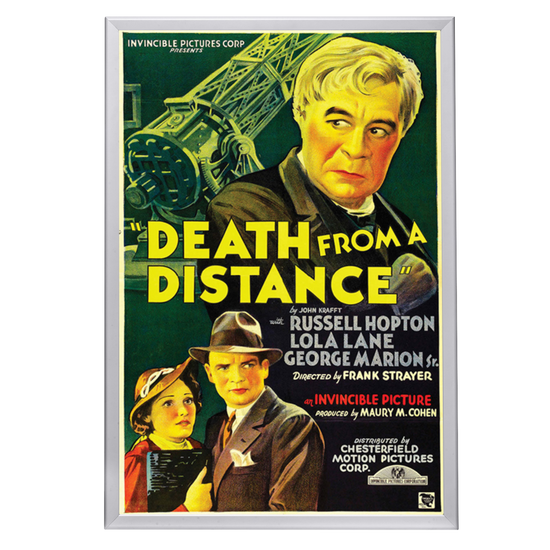 "Death From A Distance" (1935) Framed Movie Poster