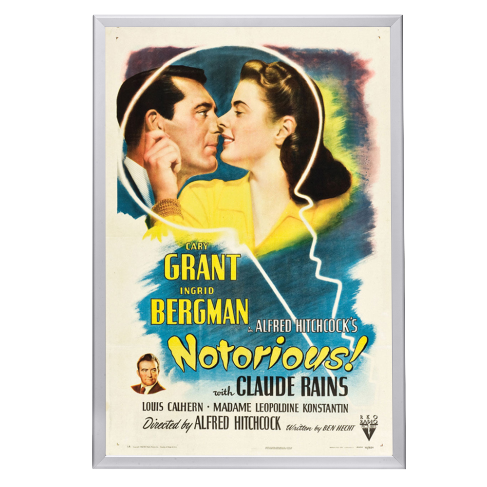 "Notorious" (1946) Framed Movie Poster