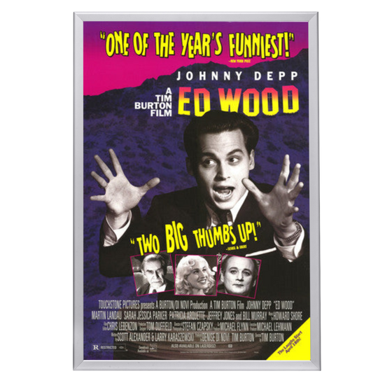 "Ed Wood" (1994) Framed Movie Poster