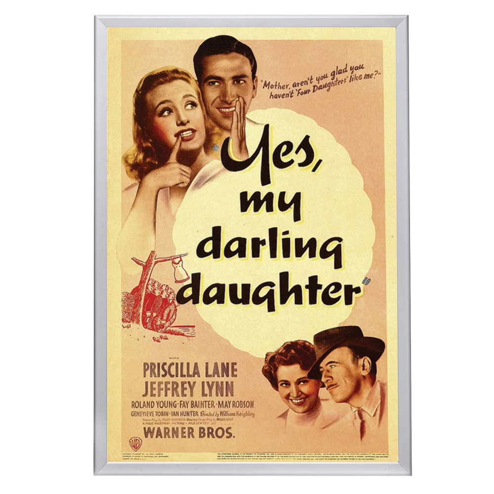 "Yes, My Darling Daughter" (1939) Framed Movie Poster