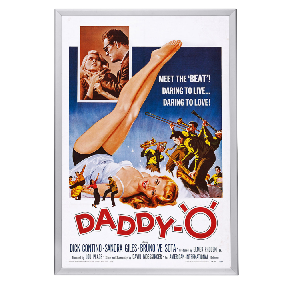 "Daddy-O" (1959) Framed Movie Poster