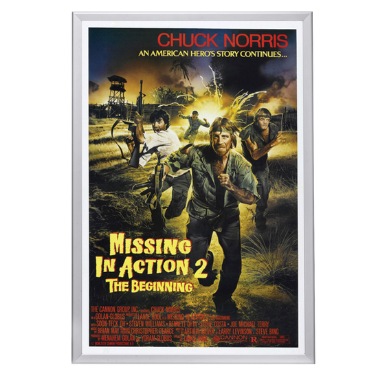 "Missing In Action 2 The Beginning" (1985) Framed Movie Poster