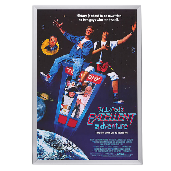 "Bill and Ted's Excellent Adventure" (1989) Framed Movie Poster