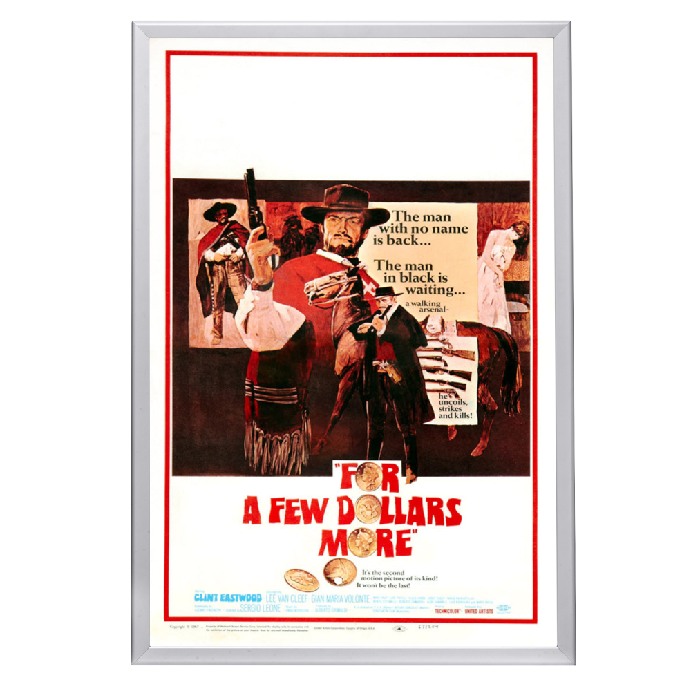 "For A Few Dollars More" (1965) Framed Movie Poster