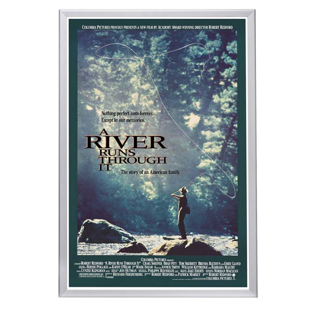 "River Runs Through It" (1992) Framed Movie Poster