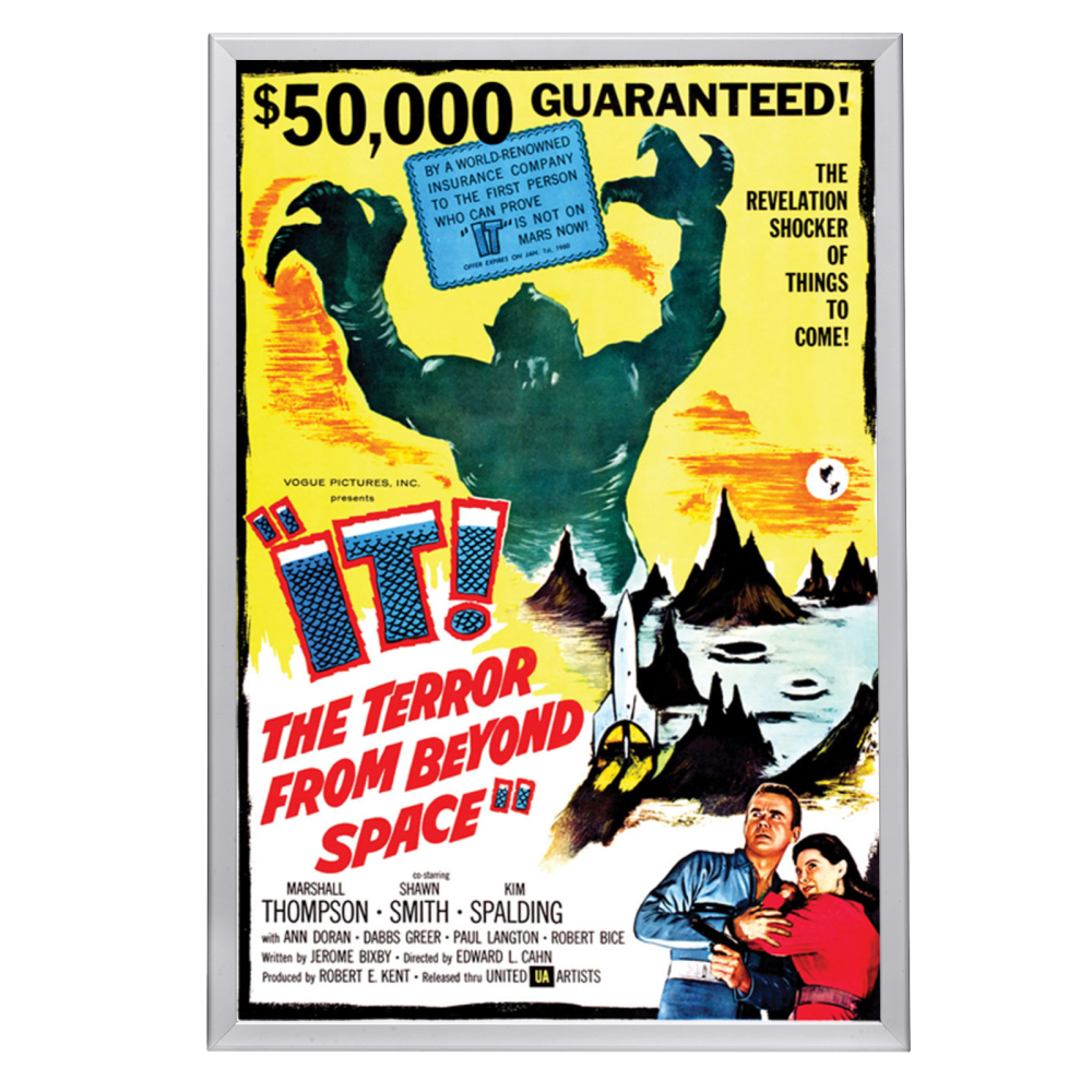 "It! The Terror From Beyond Space" (1958) Framed Movie Poster