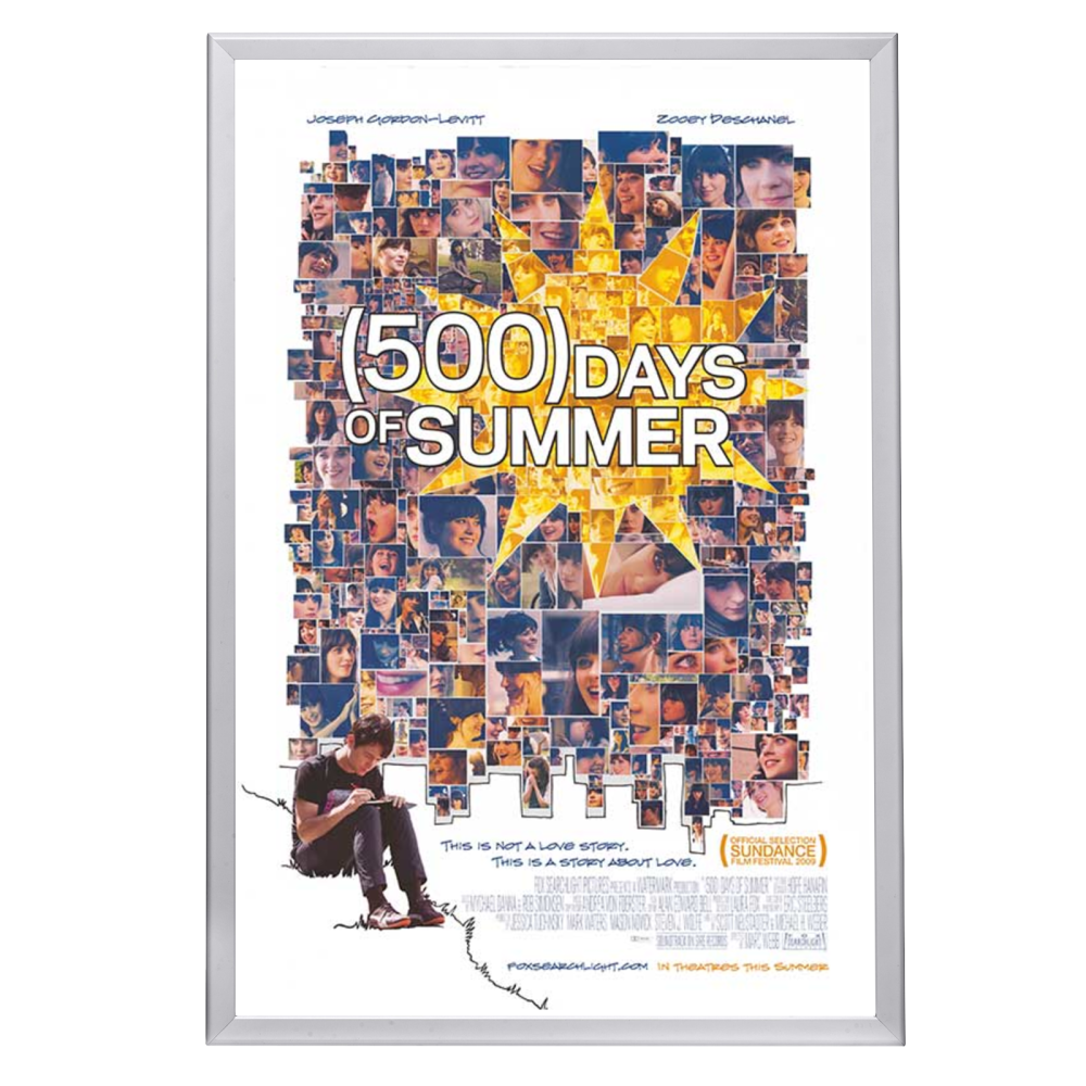 "500 Days of Summer" (2008) Framed Movie Poster