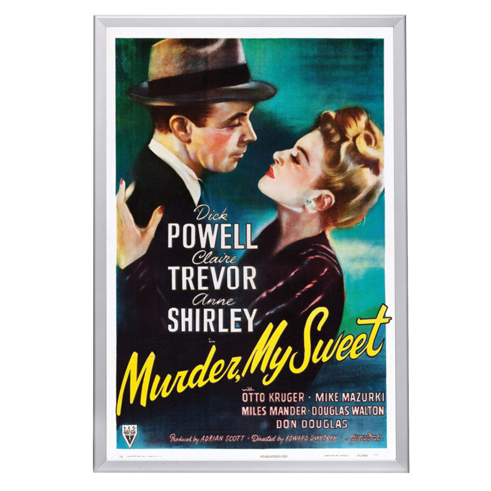 "Murder, My Sweet" (1944) Framed Movie Poster