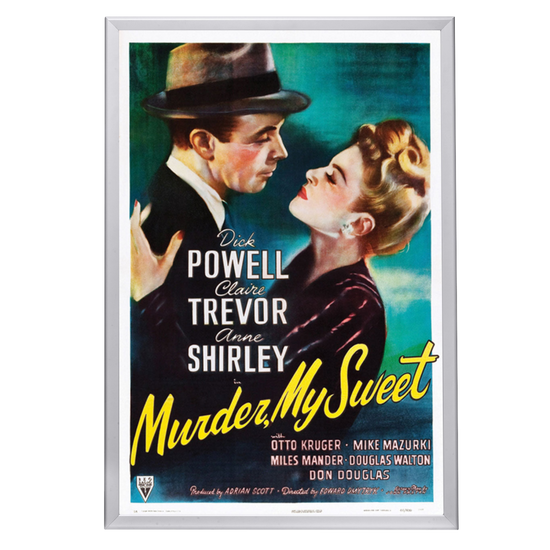 "Murder, My Sweet" (1944) Framed Movie Poster