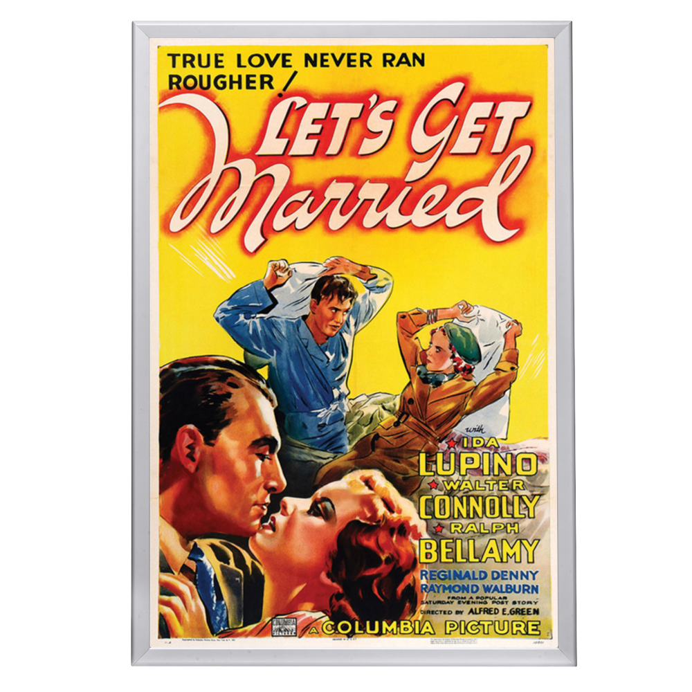 "Let's Get Married" (1937) Framed Movie Poster