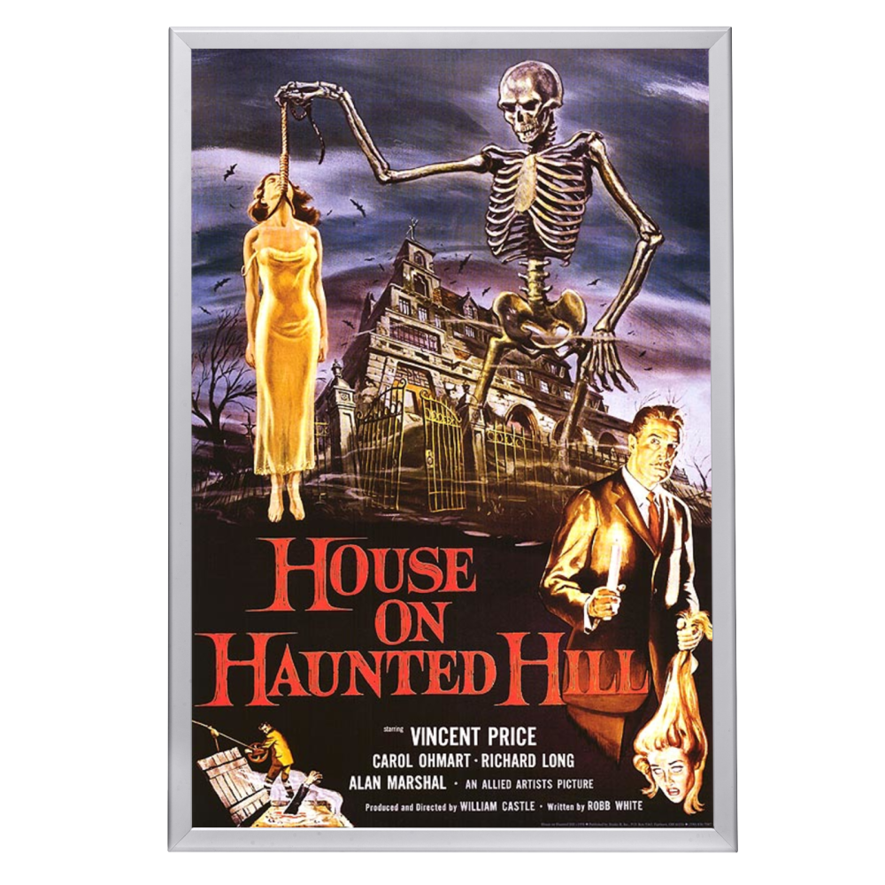 Load image into Gallery viewer, &amp;quot;House on Haunted Hill&amp;quot; (1959) Framed Movie Poster
