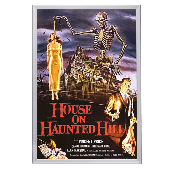 "House on Haunted Hill" (1959) Framed Movie Poster