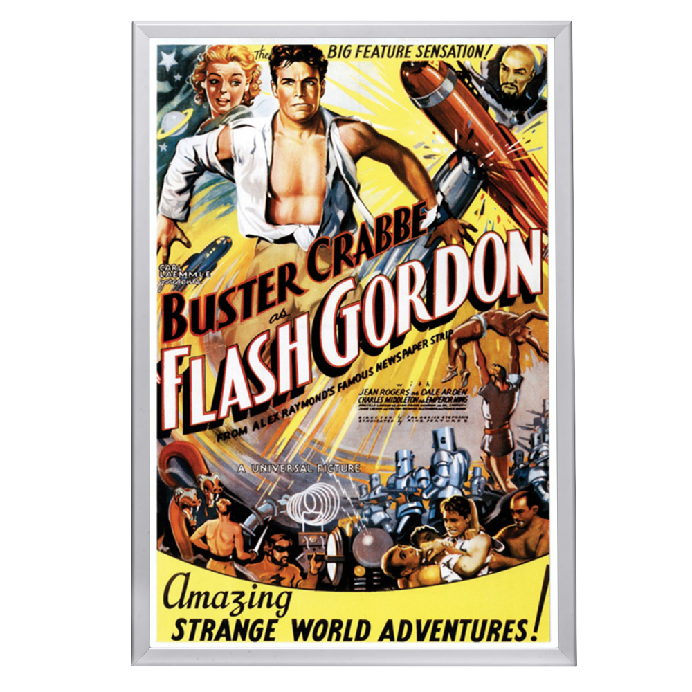 "Flash Gordon" (1936) Framed Movie Poster