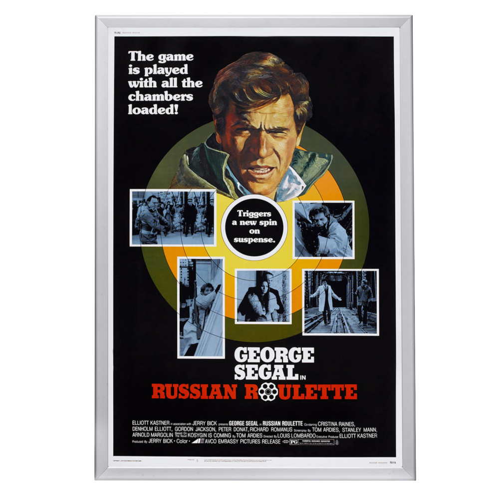 "Russian Roulette" (1975) Framed Movie Poster