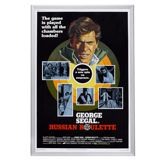 "Russian Roulette" (1975) Framed Movie Poster