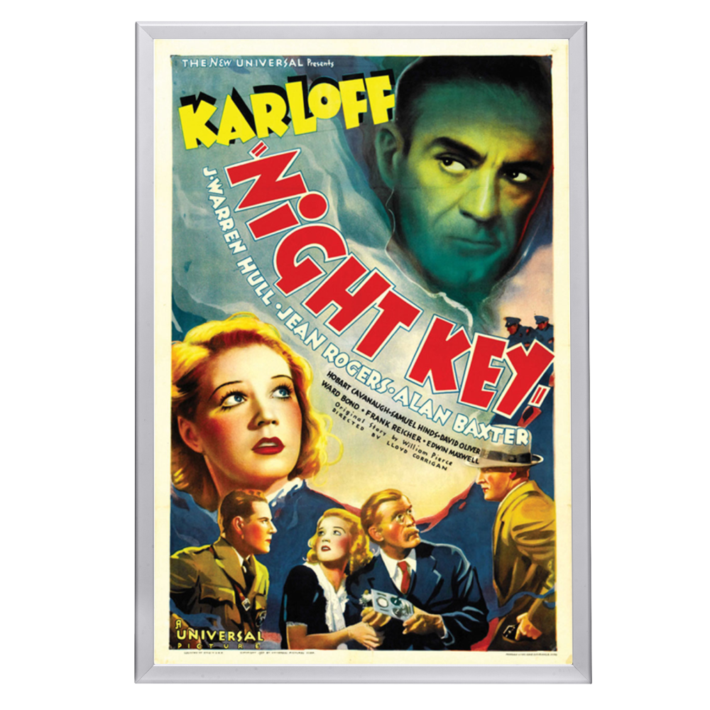 "Night Key" (1937) Framed Movie Poster