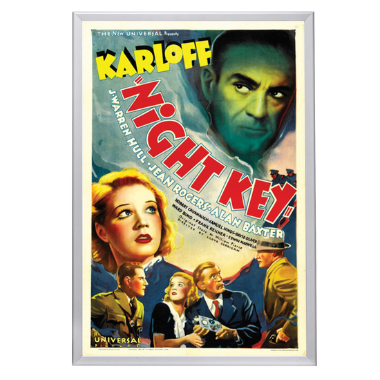 "Night Key" (1937) Framed Movie Poster