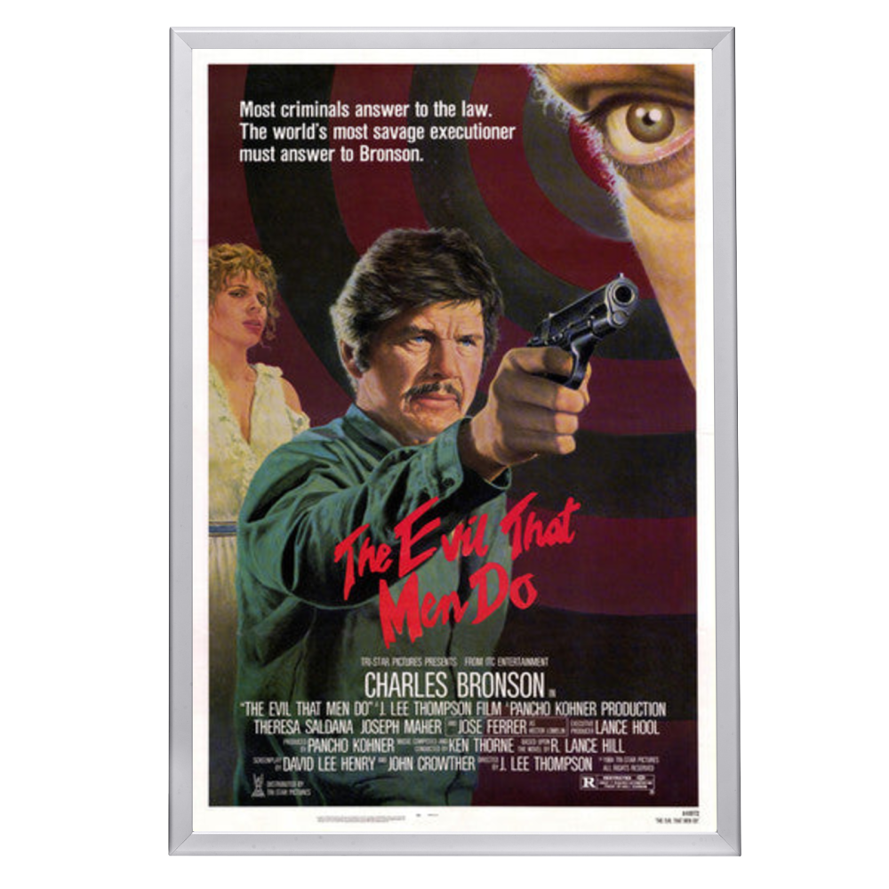 "Evil That Men Do" (1984) Framed Movie Poster