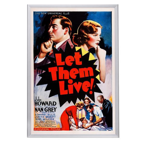 "Let Them Live" (1937) Framed Movie Poster