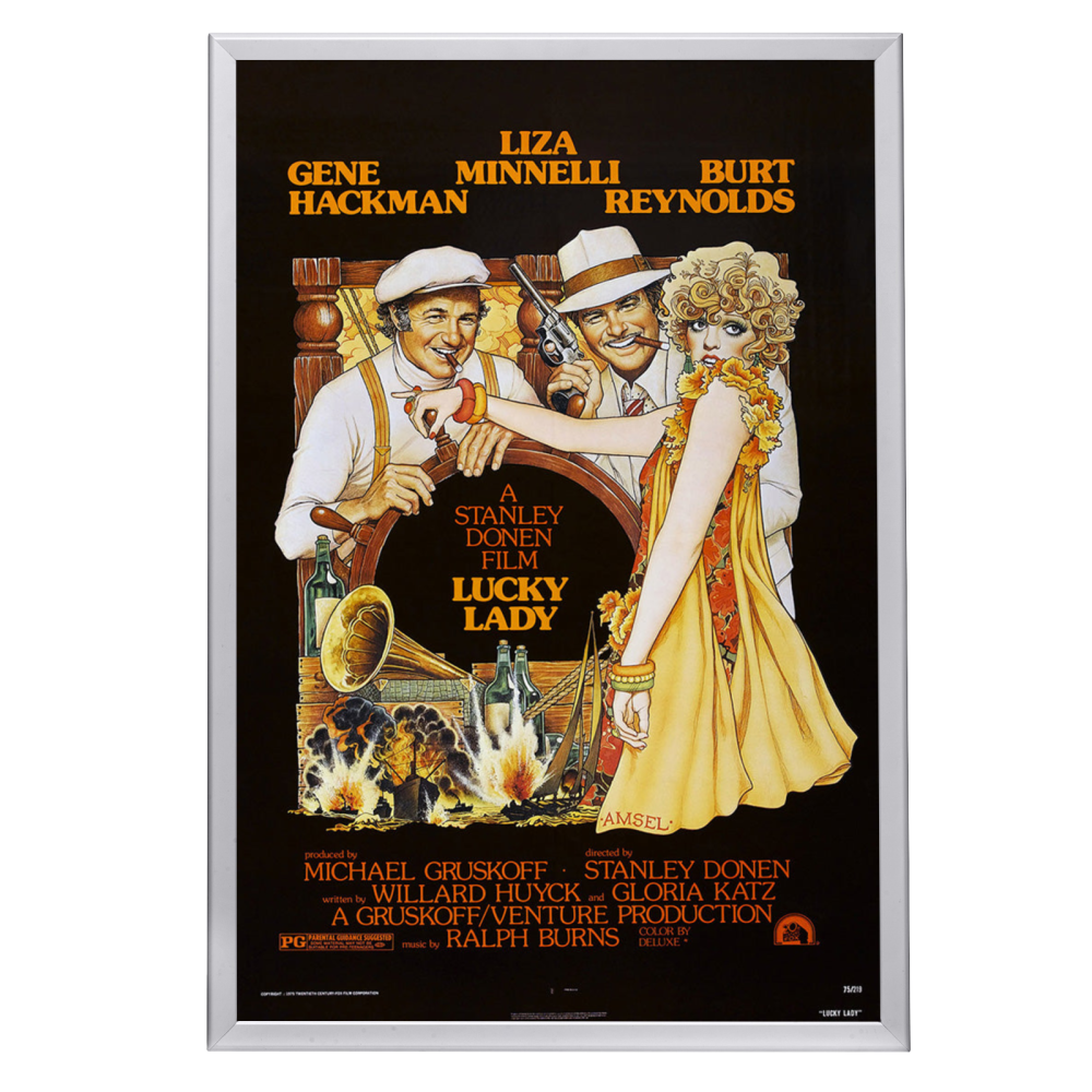 "Lucky Lady" (1975) Framed Movie Poster