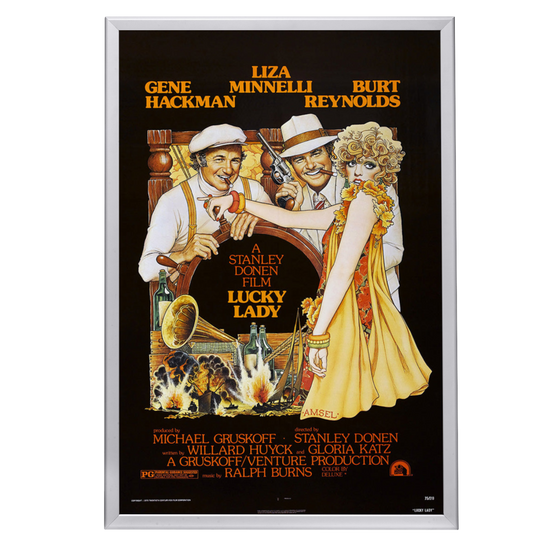 "Lucky Lady" (1975) Framed Movie Poster