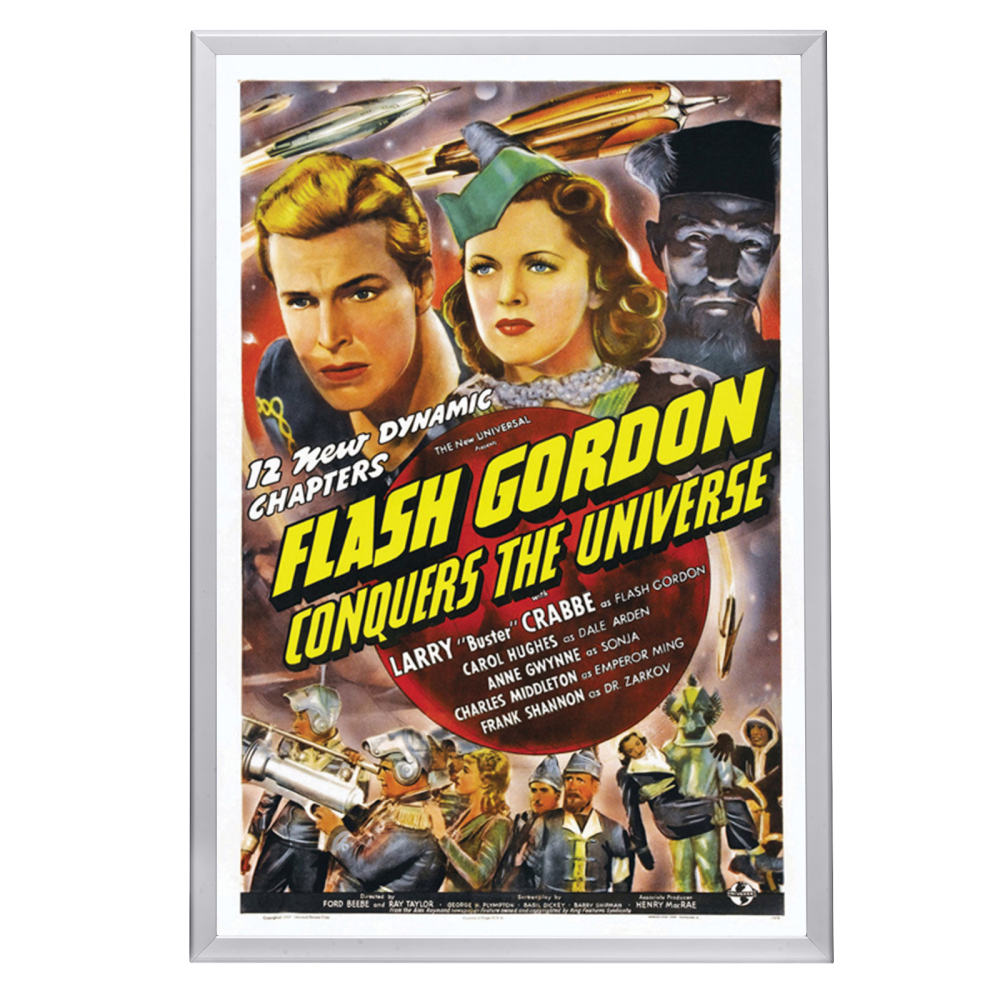 "Flash Gordon Conquers The Universe" (1940) Framed Movie Poster