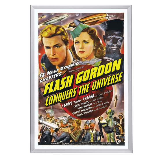 "Flash Gordon Conquers The Universe" (1940) Framed Movie Poster