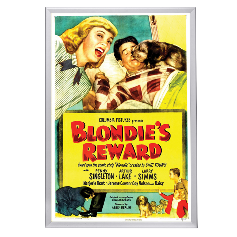 "Blondie's Reward" (1948) Framed Movie Poster