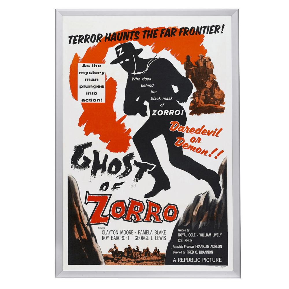 "Ghost Of Zorro" (1949) Framed Movie Poster