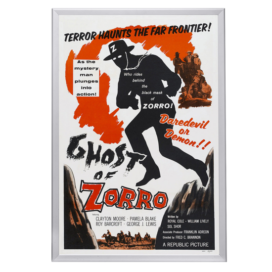 "Ghost Of Zorro" (1949) Framed Movie Poster