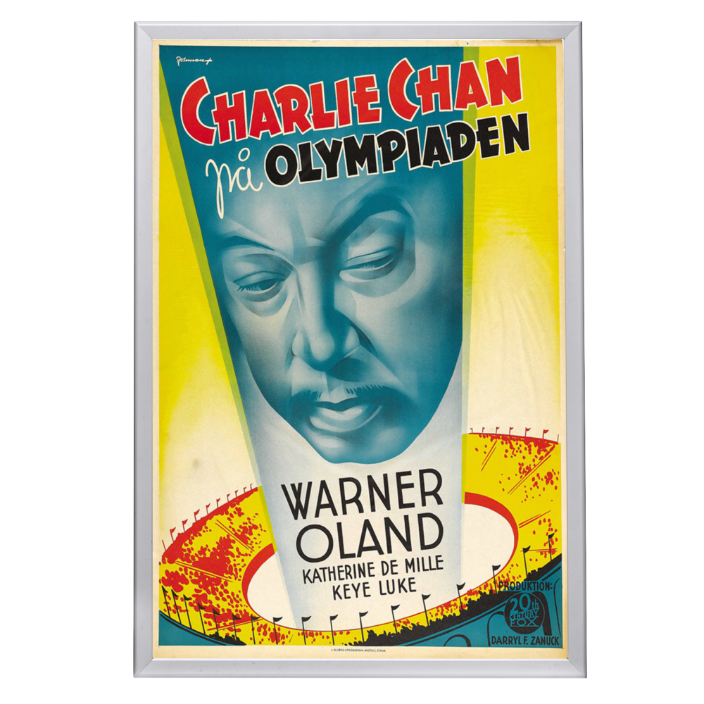 "Charlie Chan At The Olympics" (1937) Framed Movie Poster