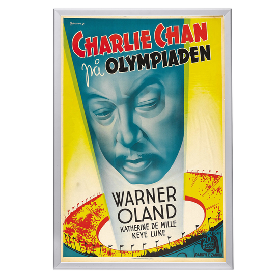 "Charlie Chan At The Olympics" (1937) Framed Movie Poster