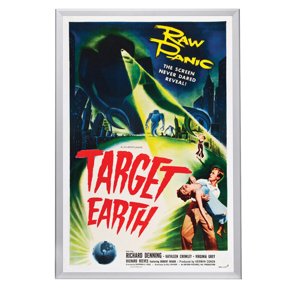 "Target Earth" (1954) Framed Movie Poster